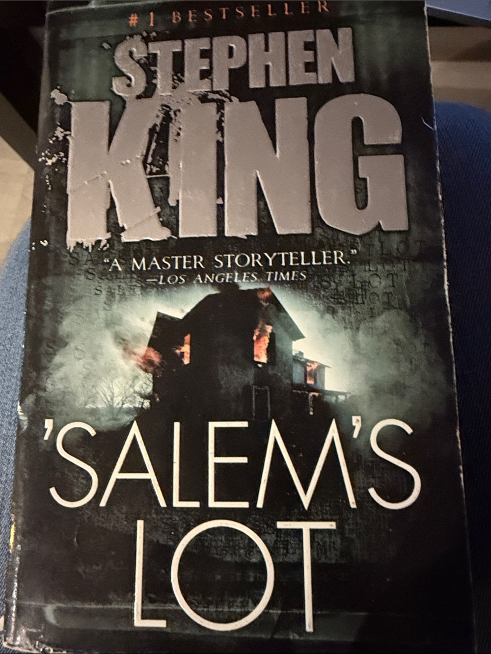 Stephen King 'Salem's Lot Paperback - Dark Horror Cover